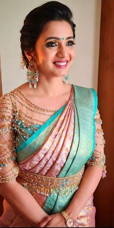 KP 5093 Peach Soft Lichi Silk With Lace Work & Lace Border Saree Now a t just ₹1449. Delivery 4-6 Working Days. Shop now. | Designer Sarees, Embroidered Sarees, Sarees, Bollywood Sarees, Creative Sarees, Ethnic Saree, Modern Digital sarees, Party Wear Sarees