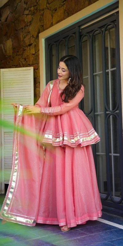 ZSR 3135 Peach Tabby Organza Salwar Suit Perfect for Wedding, Party, Temple Visit, Karwa Chauth, Festival Celebrations – . Get it for ₹1849. Delivery | Jump Suits, Salwar suit, Casual Suits, Creative suits, Designer Suits, Palazzo Suits, Party Wear Suits, Patiala Suits, Straight Suits