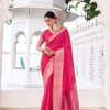 YNF 7902 Pink Color Chinon Printed With Zari Weaving Work Saree With Zari Work. Best Price ₹1549. Delivery 4-6 Working Days. Shop now. | Designer Sarees, Embroidered Sarees, Sarees, Bollywood Sarees, Creative Sarees, Ethnic Saree, Modern Digital sarees, Party Wear Sarees