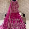 NSR 819 Pink Faux Georgette with Lace Work & Embroidery Work Lehenga Choli . Introductory Price ₹2149. Delivery 4-6 Working Days. Shop now. | Lehenga, Bollywood Lehenga, Creative Lehenga, Designer Lehenga, Embroidered Lehenga, Party Wear Lehenga