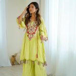 SRK 5286 Pista in Khadi Cotton Mirror Work & Embroidery Work Salwar Suit . Now at just ₹2099. Delivery 4-6 Working Days. Shop now. | Casual Suits, Jump Suits, Salwar suit, Creative suits, Designer Suits, Palazzo Suits, Party Wear Suits, Patiala Suits, Straight Suits