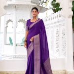 YNF 7902 Purple Color Chinon Printed With Zari Weaving Work Saree With Zari Work. Best Price ₹1549. Delivery 4-6 Working Days. Shop now. | Designer Sarees, Embroidered Sarees, Sarees, Bollywood Sarees, Creative Sarees, Ethnic Saree, Modern Digital sarees, Party Wear Sarees
