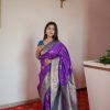 MB Paithani-3 Purple in Pethani Silk Zari Work & Lace Work Saree . Grab it for ₹2199. Delivery 4-6 Working Days. Shop now. | Designer Sarees, Embroidered Sarees, Sarees, Bollywood Sarees, Creative Sarees, Ethnic Saree, Modern Digital sarees, Party Wear Sarees
