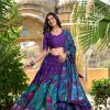 LNB 1219 Purple Tasar Silk With Gotta Patti Work & Kalamkari Print Lehenga Choli . Best Price ₹2449. Delivery 4-6 Working Days. Shop now. | Lehenga, Bollywood Lehenga, Creative Lehenga, Designer Lehenga, Embroidered Lehenga, Party Wear Lehenga