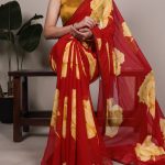 YNF 7033 Red Color Chiffon Lace Work & Lace Border Saree . Wedding, Party, Festive, Events Available at ₹1499 only. Delivery 4-6 Working Days. Shop now. | Designer Sarees, Embroidered Sarees, Sarees, Bollywood Sarees, Creative Sarees, Ethnic Saree, Modern Digital sarees, Party Wear Sarees