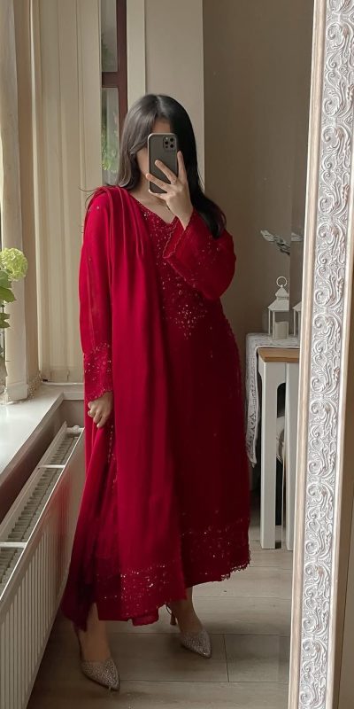 LG 2002 Red Georgette With Embroidery Work Salwar Suit . Wedding, Party, Festive, Events, Affordable Price ₹1999. Delivery 4-6 Working Days. Shop now. | Casual Suits, Jump Suits, Tops & Bottoms, Track Suits, Salwar suit, Creative suits, Designer Suits, Palazzo Suits, Party Wear Suits, Patiala Suits, Straight Suits, Trendy Wear