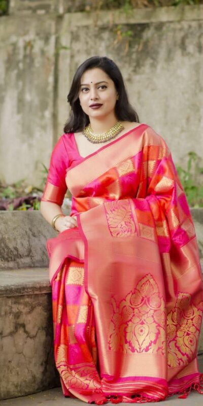 KP 1014 Red Soft Lichi Silk With Designer Work Saree . Wedding, Party, Festive, Events, Best Price ₹1499. Delivery 4-6 Working Days. Shop now. | Designer Sarees, Embroidered Sarees, Sarees, Bollywood Sarees, Creative Sarees, Ethnic Saree, Modern Digital sarees, Party Wear Sarees