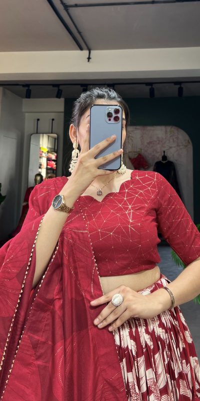 LNB 1213 Red in Tasar Silk Designer Work Lehenga Choli . Wedding, Party, Festive, Events, Special Price ₹2449. Delivery 4-6 Working Days. Shop now. | Lehenga, Bollywood Lehenga, Creative Lehenga, Designer Lehenga, Embroidered Lehenga, Party Wear Lehenga