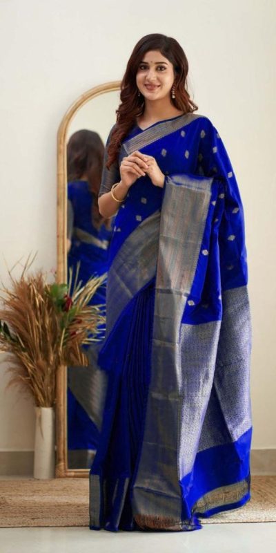 KP 5088 Royal Blue Soft Lichi Silk Cloth Saree With Lace Border & Lace Work. Best Price ₹1349. Delivery 4-6 Working Days. Shop now. | Designer Sarees, Embroidered Sarees, Sarees, Bollywood Sarees, Creative Sarees, Ethnic Saree, Modern Digital sarees, Party Wear Sarees