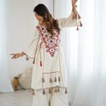 SRK 5286 White in Khadi Cotton Mirror Work & Embroidery Work Salwar Suit . Now at just ₹2099. Delivery 4-6 Working Days. Shop now. | Casual Suits, Jump Suits, Salwar suit, Creative suits, Designer Suits, Palazzo Suits, Party Wear Suits, Patiala Suits, Straight Suits