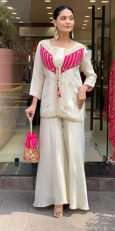 NSR 869 White Roman Silk Salwar Suit Perfect for Wedding, Party, Ethnic Day, Traditional Day, Housewarming . Now at just ₹1899. Delivery 4-6 Working | Casual Suits, Jump Suits, Tops & Bottoms, Track Suits, Salwar suit, Creative suits, Designer Suits, Palazzo Suits, Party Wear Suits, Patiala Suits, Straight Suits, Trendy Wear