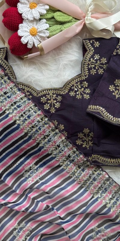 AC MIRA Wine in Color Soft Organza Embroidery Work & Lace Work Saree . Get it for ₹2449. Delivery 4-6 Working Days. Shop now. | Designer Sarees, Embroidered Sarees, Sarees, Bollywood Sarees, Creative Sarees, Ethnic Saree, Modern Digital sarees, Party Wear Sarees