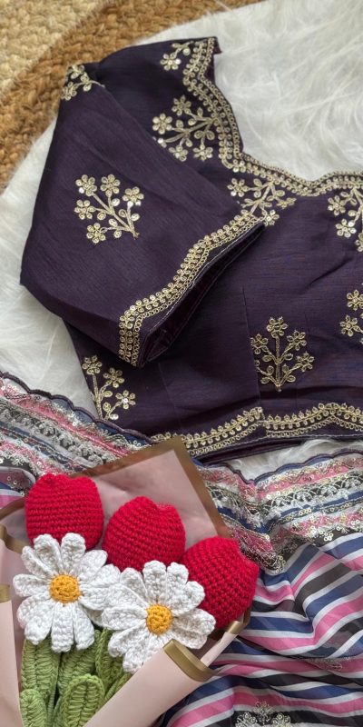 AC MIRA Wine in Color Soft Organza Embroidery Work & Lace Work Saree . Get it for ₹2449. Delivery 4-6 Working Days. Shop now. | Designer Sarees, Embroidered Sarees, Sarees, Bollywood Sarees, Creative Sarees, Ethnic Saree, Modern Digital sarees, Party Wear Sarees