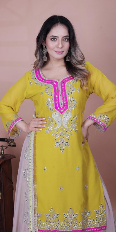 SRK 5260 Pink Faux Georgette With 5mm Embroidery Sequence Work Perfect for Wedding, Party, Karwa Chauth, Ethnic Day, Baisakhi Beast Price At 2149/- Only | Casual Suits, Jump Suits, Salwar suit, Creative suits, Designer Suits, Palazzo Suits, Party Wear Suits, Patiala Suits, Straight Suits