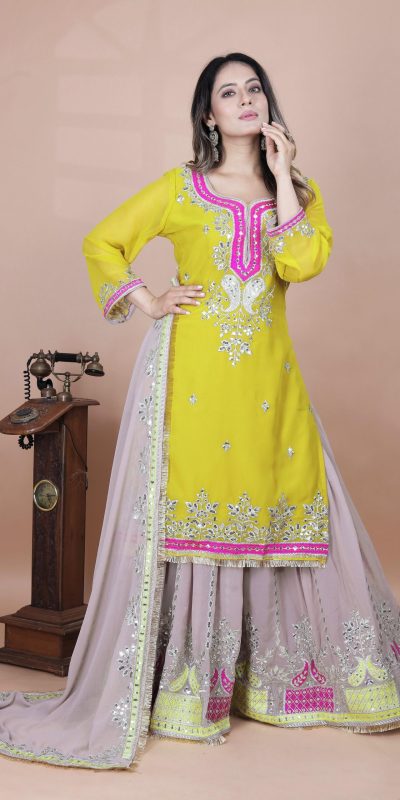 SRK 5260 Pink Faux Georgette With 5mm Embroidery Sequence Work Perfect for Wedding, Party, Karwa Chauth, Ethnic Day, Baisakhi Beast Price At 2149/- Only | Casual Suits, Jump Suits, Salwar suit, Creative suits, Designer Suits, Palazzo Suits, Party Wear Suits, Patiala Suits, Straight Suits