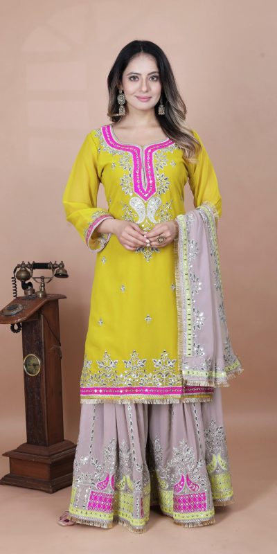 SRK 5260 Pink Faux Georgette With 5mm Embroidery Sequence Work Perfect for Wedding, Party, Karwa Chauth, Ethnic Day, Baisakhi Beast Price At 2149/- Only | Casual Suits, Jump Suits, Salwar suit, Creative suits, Designer Suits, Palazzo Suits, Party Wear Suits, Patiala Suits, Straight Suits