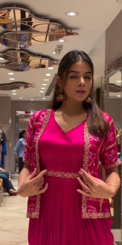 LG 2011 Pink Printed Chinon Dhoti Suit Perfect for Wedding, Party, Family Gatherings, Lohri, Durga Puja . Get it for ₹1799. Delivery 4-6 Working Days | Jump Suits, Salwar suit, Casual Suits, Creative suits, Designer Suits, Palazzo Suits, Party Wear Suits, Patiala Suits, Straight Suits