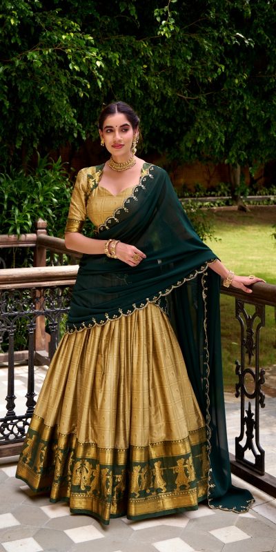 LNB 2028 Cream Embroidery Work & Zari Work Lehenga Choli in Cream Poly Cotton. Available at ₹1999 only. Delivery 4-6 Working Days. Shop now. | Lehenga, Bollywood Lehenga, Creative Lehenga, Designer Lehenga, Embroidered Lehenga, Party Wear Lehenga