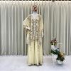 Off White Faux Georgette Embroidery Work Salwar Suit