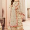 FC L.t 5401 Off White Color Jacquard Silk Georgette Diamond Sharara Suit Wedding, Party, Festive Expected Delivery 4-6 Working Days  @2999/- | Jump Suits, Salwar suit, Casual Suits, Creative suits, Designer Suits, Palazzo Suits, Party Wear Suits, Patiala Suits, Straight Suits