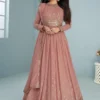 FC 9293 Peach Georgette Salwar Suit with Embroidery Work. Wedding, Party, Festive, Events, Now at just ₹2649. Delivery 4-6 Working Days. Shop now. | Jump Suits, Salwar suit, Casual Suits, Creative suits, Designer Suits, Palazzo Suits, Party Wear Suits, Patiala Suits, Straight Suits
