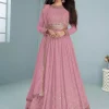 FC 9293 Pink Georgette Salwar Suit with Embroidery Work. Wedding, Party, Festive, Events, Now at just ₹2649. Delivery 4-6 Working Days. Shop now. | Jump Suits, Salwar suit, Casual Suits, Creative suits, Designer Suits, Palazzo Suits, Party Wear Suits, Patiala Suits, Straight Suits