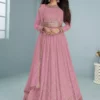FC 9293 Pink Georgette Salwar Suit with Embroidery Work. Wedding, Party, Festive, Events, Now at just ₹2649. Delivery 4-6 Working Days. Shop now. | Jump Suits, Salwar suit, Casual Suits, Creative suits, Designer Suits, Palazzo Suits, Party Wear Suits, Patiala Suits, Straight Suits