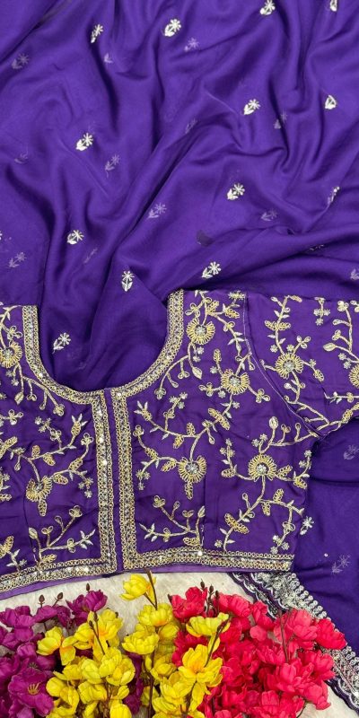 AC MAGIC CIRCLE Purple Soft Organza Saree Perfect for Wedding, Party, Haldi, Festival Celebrations, Diwali – . Grab it for ₹2099. Delivery 4-6 Working Days | Designer Sarees, Embroidered Sarees, Sarees, Bollywood Sarees, Creative Sarees, Ethnic Saree, Modern Digital sarees, Party Wear Sarees