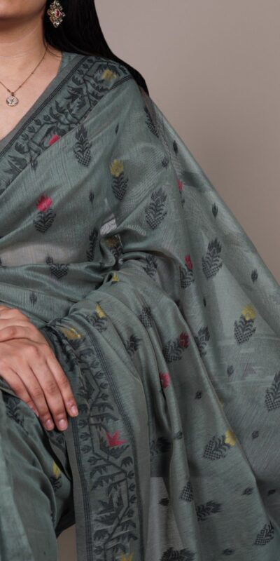 YNF 7415 Grey Poly Cotton Saree Perfect for Wedding, Party, Makar Sankranti, Temple Visit, Sangeet – . Introductory Price ₹1549. Delivery 4-6 Working | Designer Sarees, Embroidered Sarees, Sarees, Bollywood Sarees, Creative Sarees, Ethnic Saree, Modern Digital sarees, Party Wear Sarees