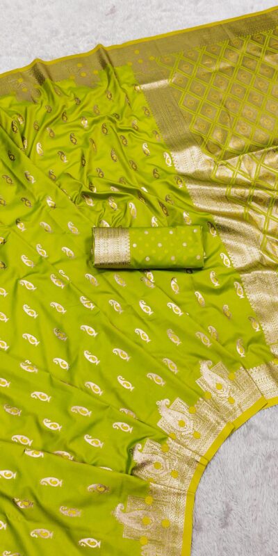 MB 41 Lemon Yellow Color Green Banarasi Silk Zari Weaving Saree . Wedding, Party, Festive, Available at ₹1849 only. Delivery 4-6 Working Days. Shop now. | Designer Sarees, Designer Sarees, Embroidered Sarees, Sarees, Bollywood Sarees, Creative Sarees, Designer Sarees, Embroidered Sarees, Ethnic Saree, Modern Digital sarees, Party Wear Sarees
