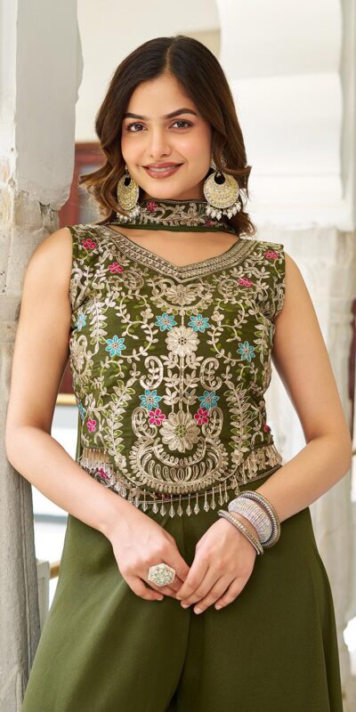 Ram 107 Mahendi in Color Star Georgette Embroidery Work Salwar Suit . Festive Deal ₹2099. Delivery 4-6 Working Days. Shop now. | Jump Suits, Salwar suit, Casual Suits, Creative suits, Designer Suits, Palazzo Suits, Party Wear Suits, Patiala Suits, Straight Suits