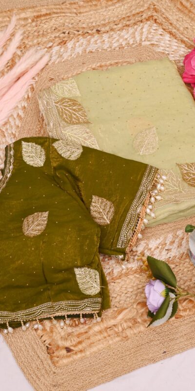 SC 1005 Mehendi in Soft fandy Silk Embroidery Work & Lace Work Saree . Available at ₹2499 only. Delivery 4-6 Working Days. Shop now. | Designer Sarees, Embroidered Sarees, Sarees, Bollywood Sarees, Creative Sarees, Ethnic Saree, Modern Digital sarees, Party Wear Sarees