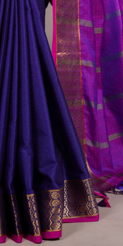 YNF 7408 Navy Blue Color Poly Cotton Saree With Zari Work. Wedding, Party, Festive, Events, Affordable Price ₹1399. Delivery 4-6 Working Days. Shop now. | Designer Sarees, Embroidered Sarees, Sarees, Bollywood Sarees, Creative Sarees, Ethnic Saree, Modern Digital sarees, Party Wear Sarees