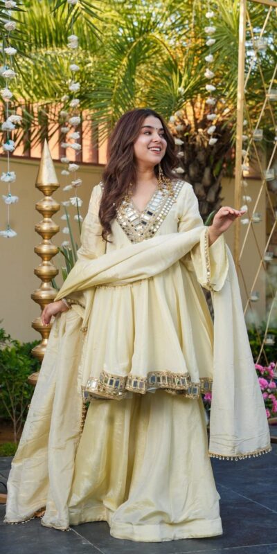 VLM 306 Off White Cosmos Silk Salwar Suit Perfect for Wedding, Party, Ethnic Day, Anniversary, Pooja – . Exclusive Offer ₹2549. Delivery 4-6 Worki | Jump Suits, Tops & Bottoms, Track Suits, Salwar suit, Casual Suits, Creative suits, Designer Suits, Palazzo Suits, Party Wear Suits, Patiala Suits, Straight Suits, Trendy Wear