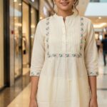 INLI Charmi vol 1 Off White Color Rayon Kurti with malti Embroidery Work. Festive Deal ₹1349. Delivery 4-6 Working Days. Shop now. | Kurti, Bollywood Kurti, Creative Kurtis, Designer Kurti, Party Wear Kurti, Selfie Kurti