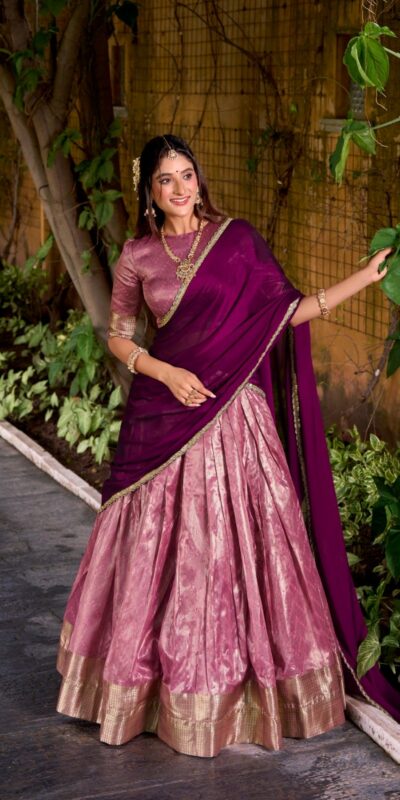 LNB 2026 Pink Color Dupion Silk Lehenga Choli With Zari Work.Wedding, Party, Festive, Events, Special Price ₹1999. Delivery 4-6 Working Days. Shop now. | Lehenga, Bollywood Lehenga, Creative Lehenga, Designer Lehenga, Embroidered Lehenga, Party Wear Lehenga