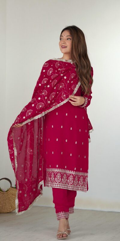 KB 276 pink Color Rangoli Silk Sequence Jari Work Salwar Suit Casual, Wedding, Party, Festive, Events Etc.4-6 Working Days@ 2049/-only | Casual Suits, Jump Suits, Salwar suit, Creative suits, Designer Suits, Palazzo Suits, Party Wear Suits, Patiala Suits, Straight Suits