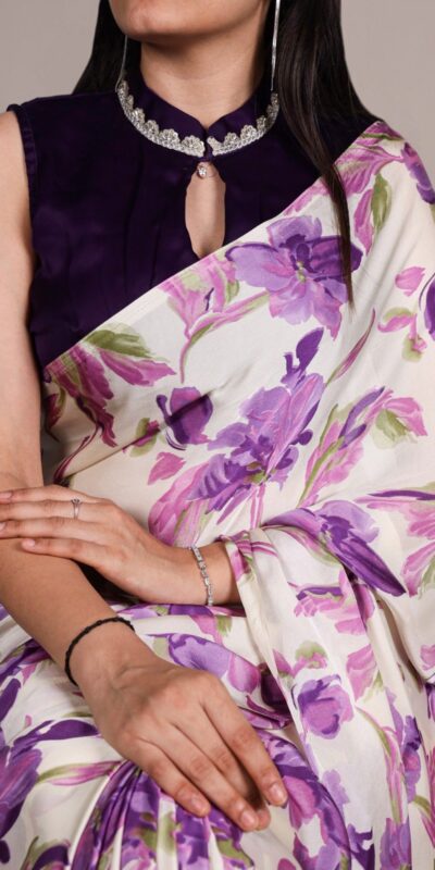 YNF 7008 Purple Satin Silk Saree Perfect for Wedding, Party, Festival Celebrations, Temple Visit, Ethnic Day – . Affordable Price ₹1849. Delivery 4-6 | Designer Sarees, Embroidered Sarees, Sarees, Bollywood Sarees, Creative Sarees, Ethnic Saree, Modern Digital sarees, Party Wear Sarees