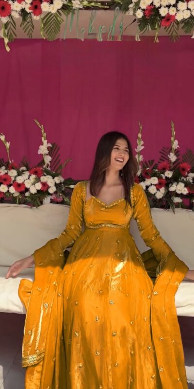 RTC 5937 Yellow Fendy silk Gown with Lace Work. Wedding, Party, Festive, Events Get it for ₹2149. Delivery 4-6 Working Days. Shop now. | Gowns, Bollywood Gowns, Creative Gowns, Designer Gowns, Embroidered Gowns, Party Wear Gowns