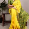 YNF 7408 Yellow Color Poly Cotton Saree With Zari Work. Wedding, Party, Festive, Events, Affordable Price ₹1399. Delivery 4-6 Working Days. Shop now. | Designer Sarees, Embroidered Sarees, Sarees, Bollywood Sarees, Creative Sarees, Ethnic Saree, Modern Digital sarees, Party Wear Sarees