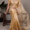 YNF 7402 Yellow Color Poly Shimmer Saree with Embroidery Work. Wedding, Party, Festive Festive Deal ₹2499. Delivery 4-6 Working Days. Shop now. | Designer Sarees, Embroidered Sarees, Sarees, Bollywood Sarees, Creative Sarees, Ethnic Saree, Modern Digital sarees, Party Wear Sarees