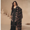 Black Vichitra Sequence Work Salwar Suit