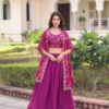 Rani Pink Fandy Silk With Sequins Work Lehenga Choli