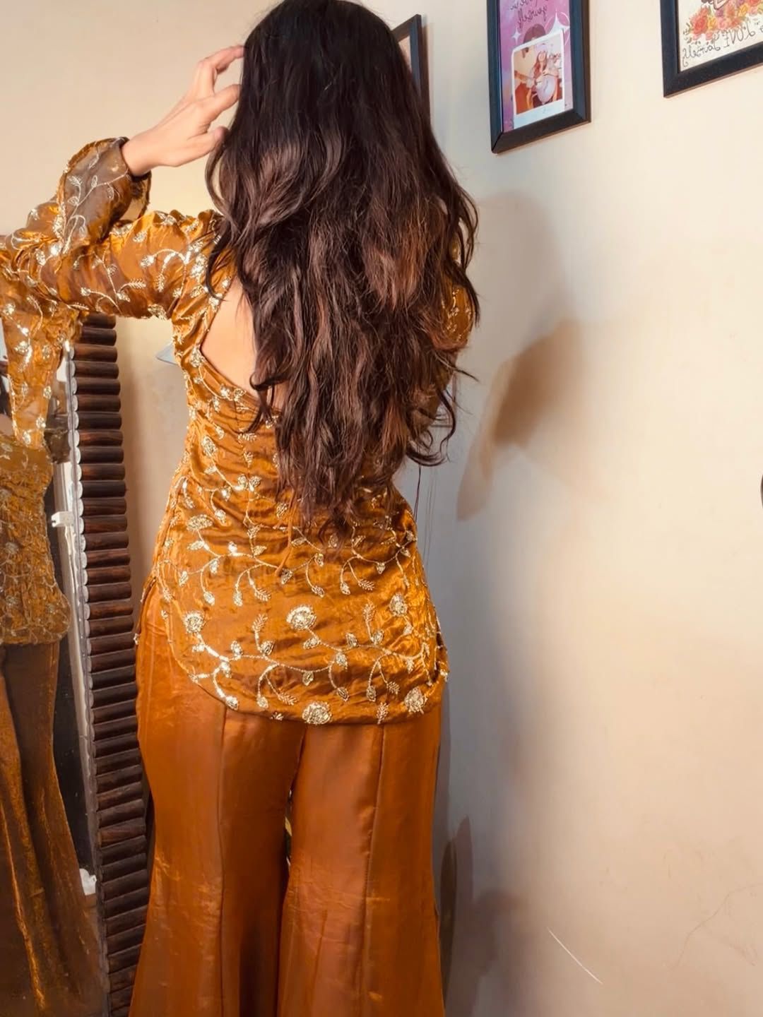 Mustered Nc Moss Embroidery Work Salwar Suit - Image 4