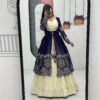 Purple Simar Cosmos Sequence Work Lehenga Choli
