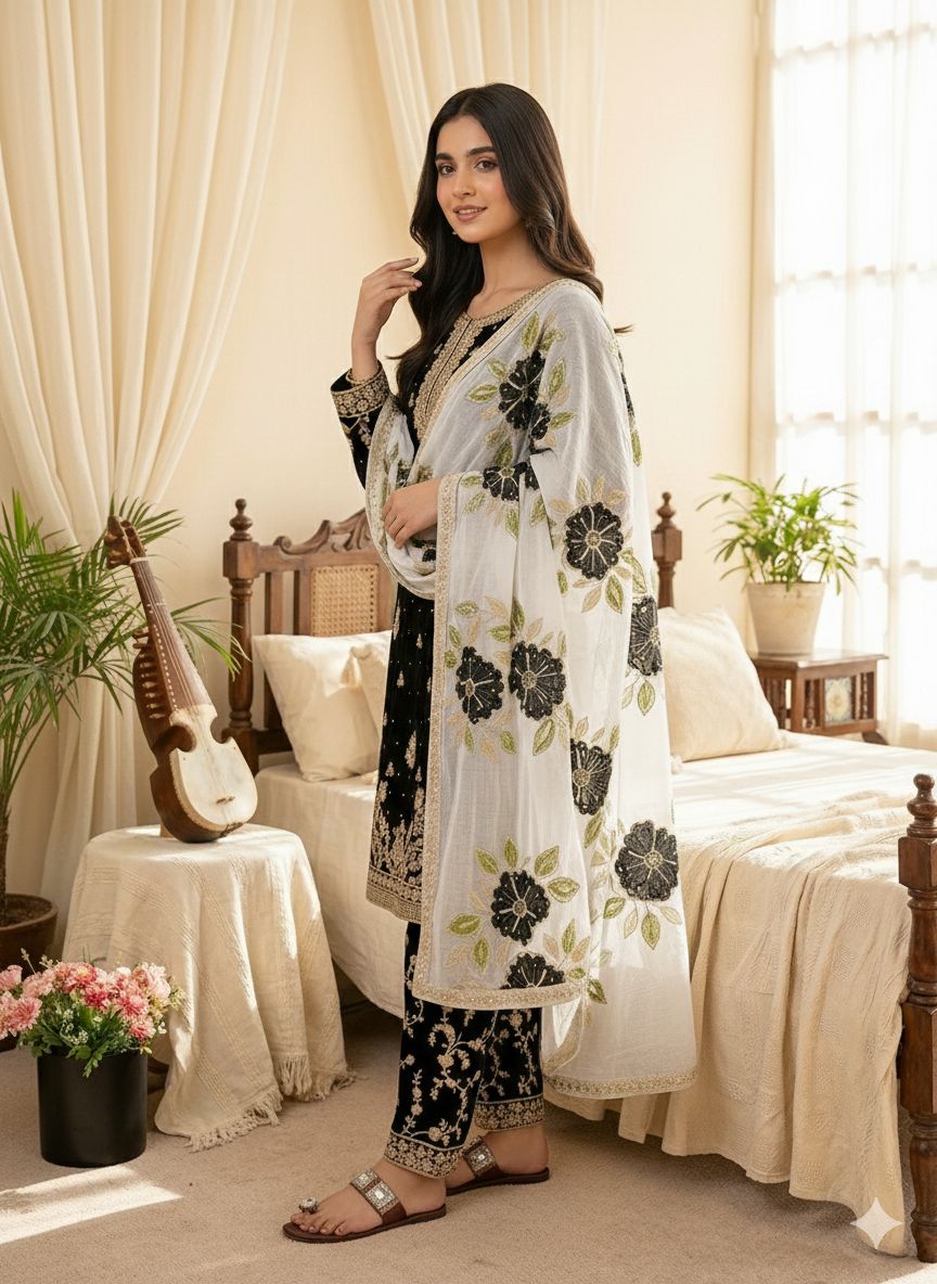 SRK 5315 Black Organza SILK Salwar Suit Perfect for Wedding, Party, Lohri, Ethnic Day, Eid – . Affordable Price ₹2499. Delivery 4-6 Working Days. | Jump Suits, Tops & Bottoms, Track Suits, Salwar suit, Casual Suits, Creative suits, Designer Suits, Palazzo Suits, Party Wear Suits, Patiala Suits, Straight Suits, Trendy Wear