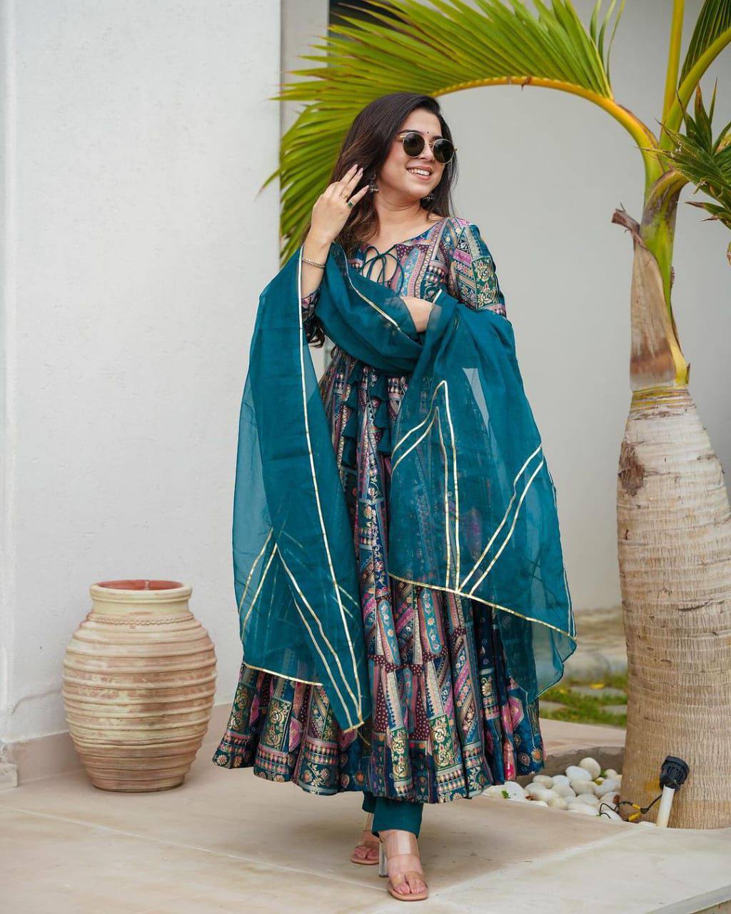 GAC 5001 Blue Color Chinnon Salwar Suit with Lace Border & Lace Work. Best Price ₹1799. Delivery 4-6 Working Days. Shop now. | Jump Suits, Tops & Bottoms, Track Suits, Salwar suit, Casual Suits, Creative suits, Designer Suits, Palazzo Suits, Party Wear Suits, Patiala Suits, Straight Suits, Trendy Wear