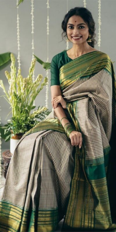 KPR 247 Green Color Soft Lichi Silk Saree with Lace Border & Lace Work. Best Price ₹1499. Delivery 4-6 Working Days. Shop now. | Designer Sarees, Sarees, Bollywood Sarees, Creative Sarees, Embroidered Sarees, Ethnic Saree, Modern Digital sarees, Party Wear Sarees