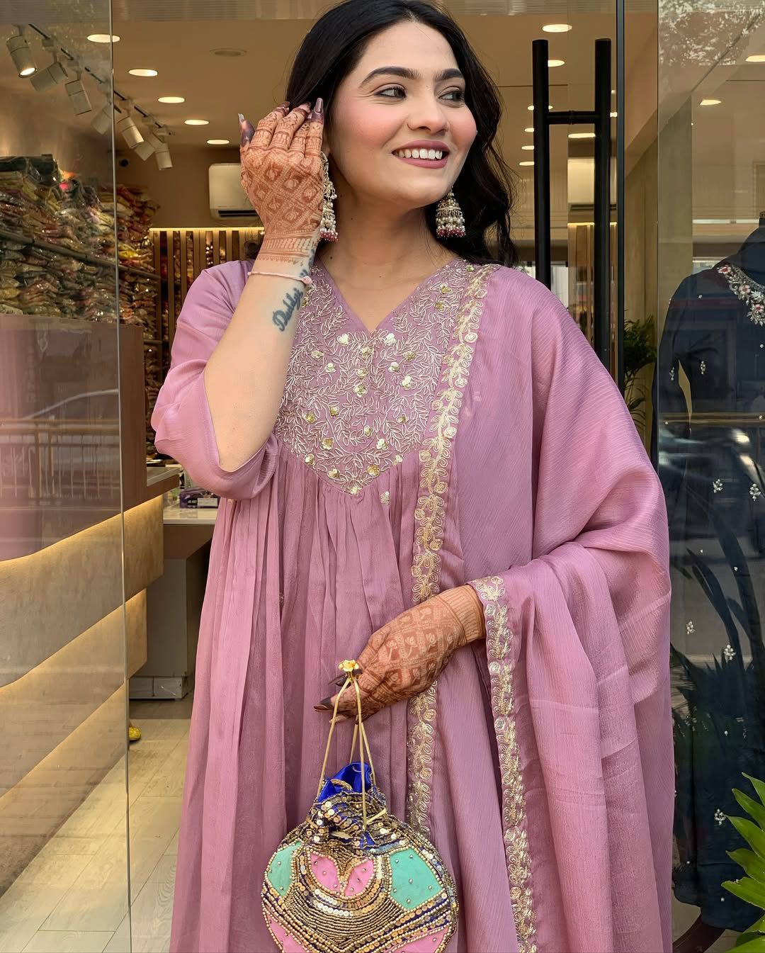 MF 819 Lavender Color Cotton Silk Salwar Suit with Mirror Work. Affordable Price ₹1699. Delivery 4-6 Working Days. Shop now. | Jump Suits, Salwar suit, Casual Suits, Creative suits, Designer Suits, Palazzo Suits, Party Wear Suits, Patiala Suits, Straight Suits