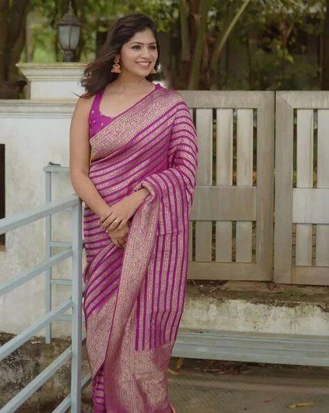 KPR 232 Light Purple Soft Lichi Silk Saree Perfect for Wedding, Party, Anniversary, Sangeet, Baby Shower Now at just ₹1399. Delivery 4-6 Working Days. Shop | Designer Sarees, Sarees, Bollywood Sarees, Creative Sarees, Embroidered Sarees, Ethnic Saree, Modern Digital sarees, Party Wear Sarees